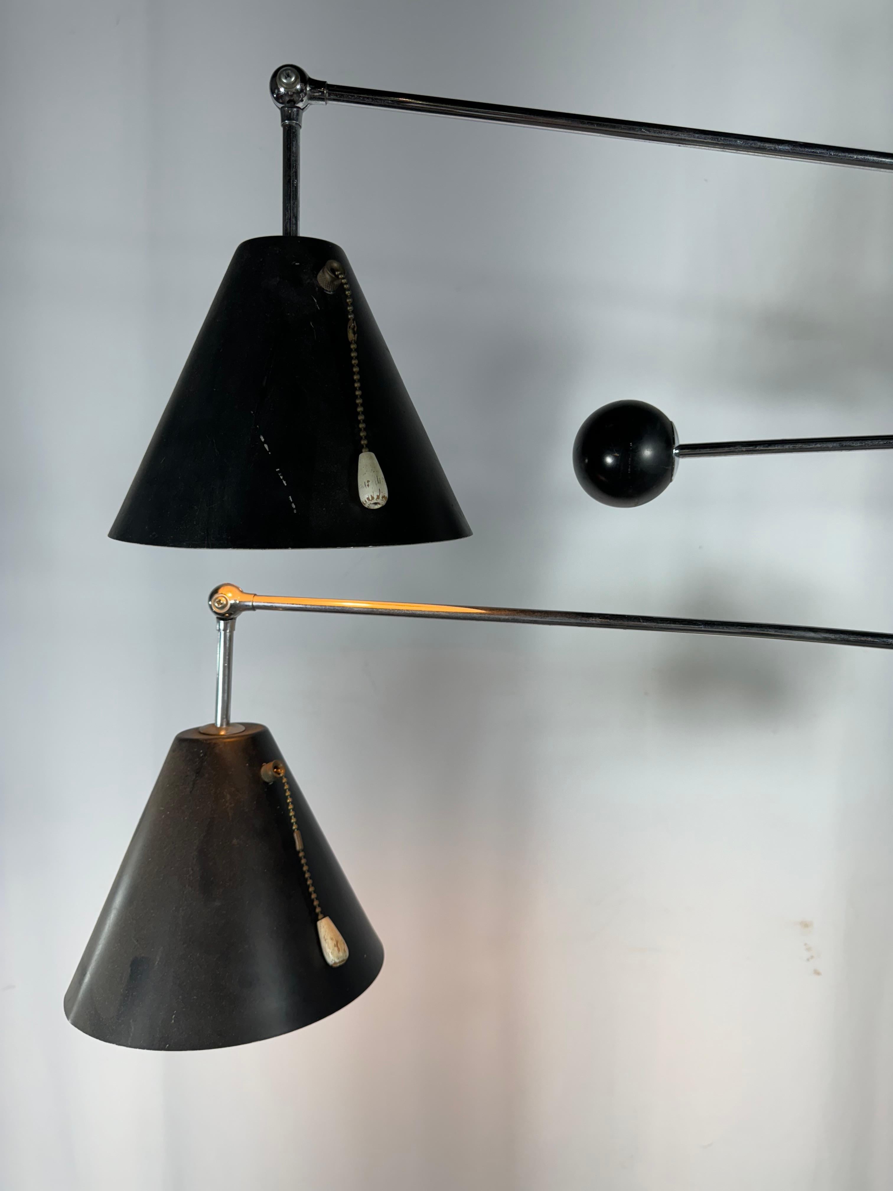 Seltene Version Arredoluce Triennale mod. 14028 / Angelo Lelii , Lampada da terra im Angebot 9
