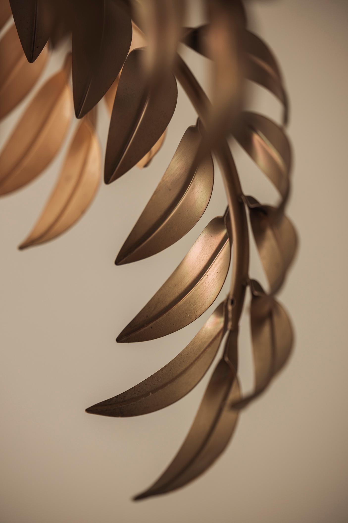Rare version of this iconic Hans Kögl palm tree floor lamp, Germany 1970s For Sale 9