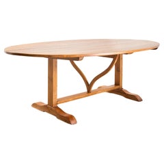 Rare et grande table Vendange en pin du 19ème siècle