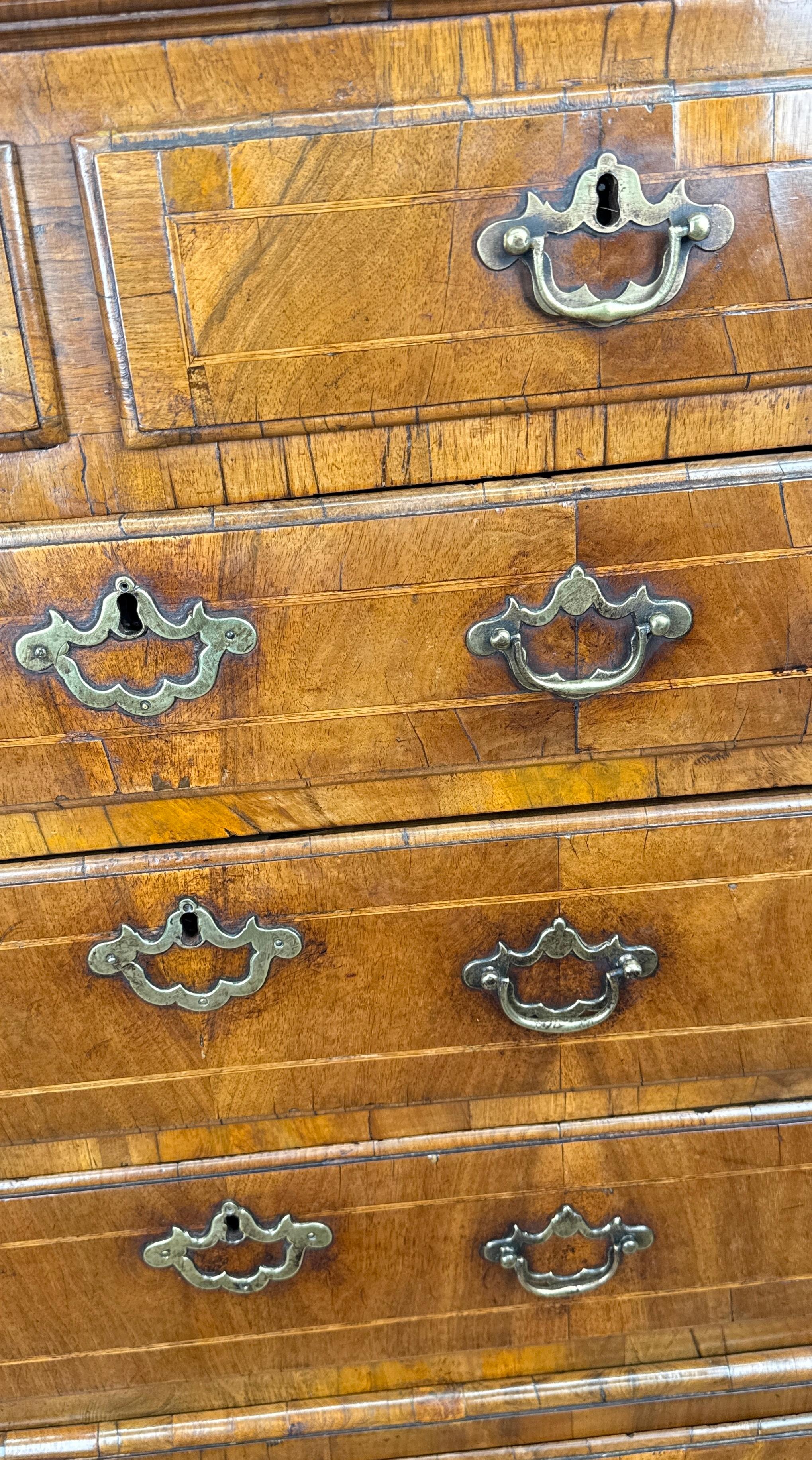 Rare Very Small Georgian Walnut Tallboy For Sale 6