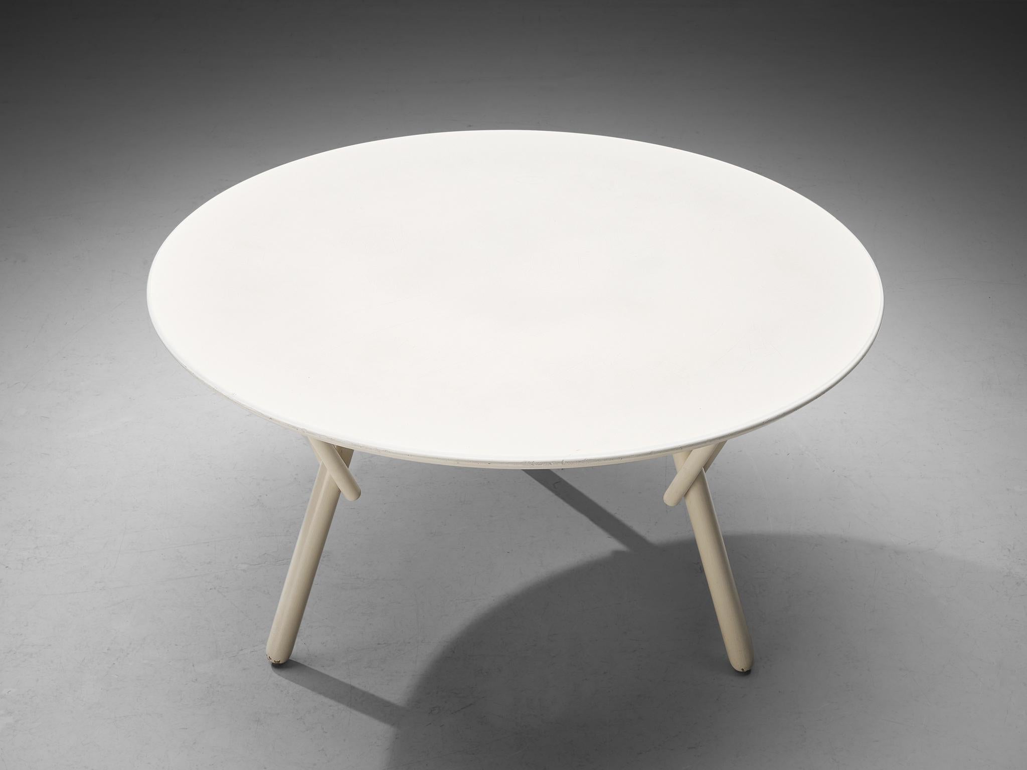 Lacquered Rare Vico Magistretti for Rosenthal ‘Faun’ Dining Table  For Sale