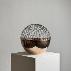 Raro vaso orbitale di Vico Magistretti "Magellano" per Bacci, versione grande, anni '70