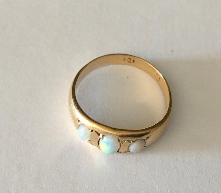 Opal gypsy ring cheap