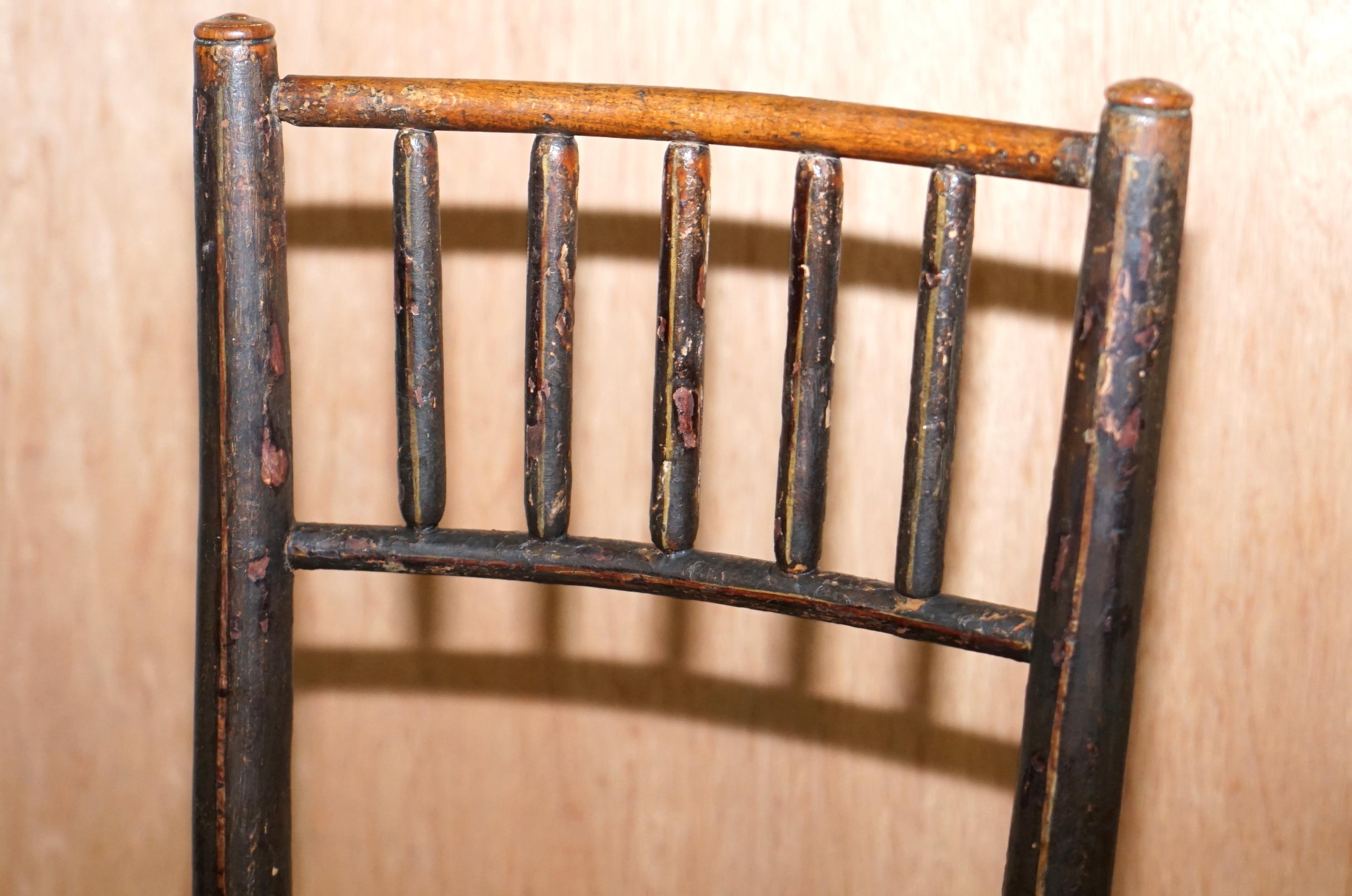 Seltene viktorianische Kinder Astley Cooper Deportment Chirurgen / Posture Stuhl (Handgefertigt) im Angebot