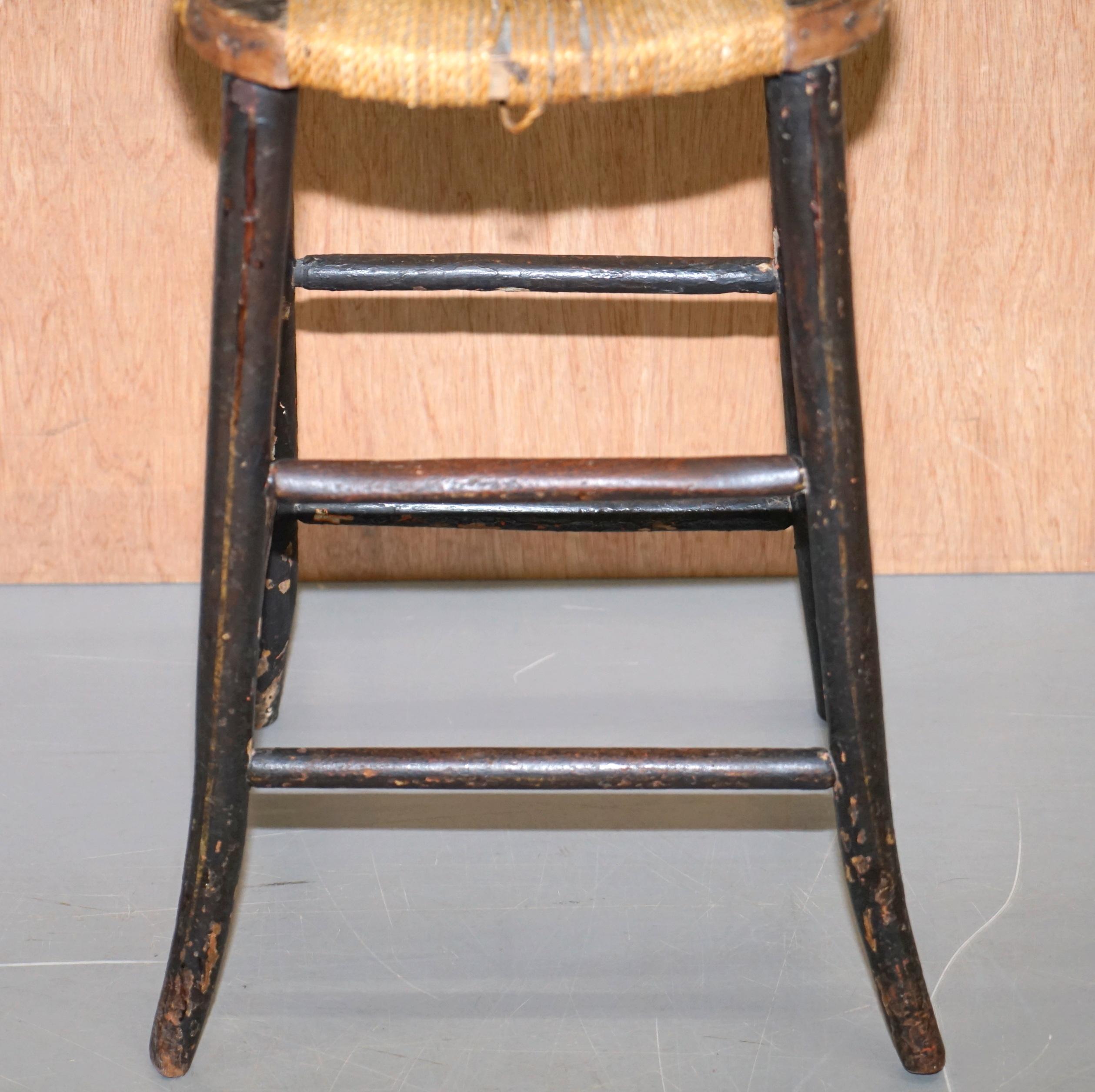 Seltene viktorianische Kinder Astley Cooper Deportment Chirurgen / Posture Stuhl (Mittleres 19. Jahrhundert) im Angebot