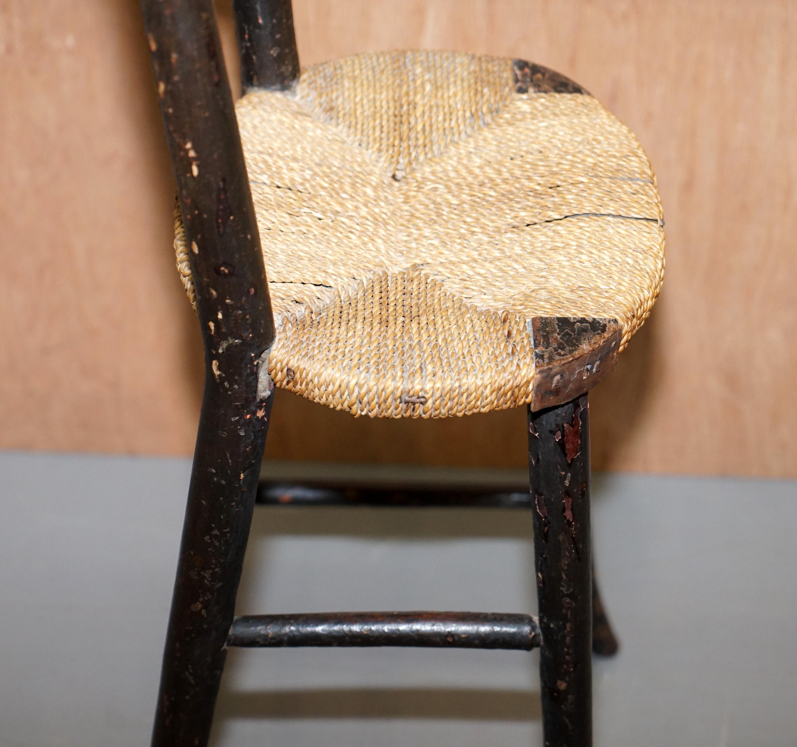 Rare Victorian Children's Astley Cooper Deportment Surgeons / Posture Chair For Sale 1