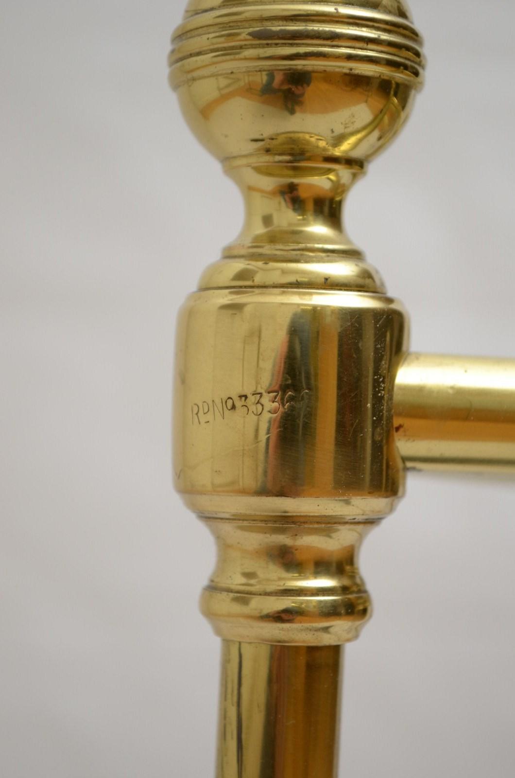 19th Century Rare Victorian Corner Umbrella Stand with Serial Number Stamp For Sale