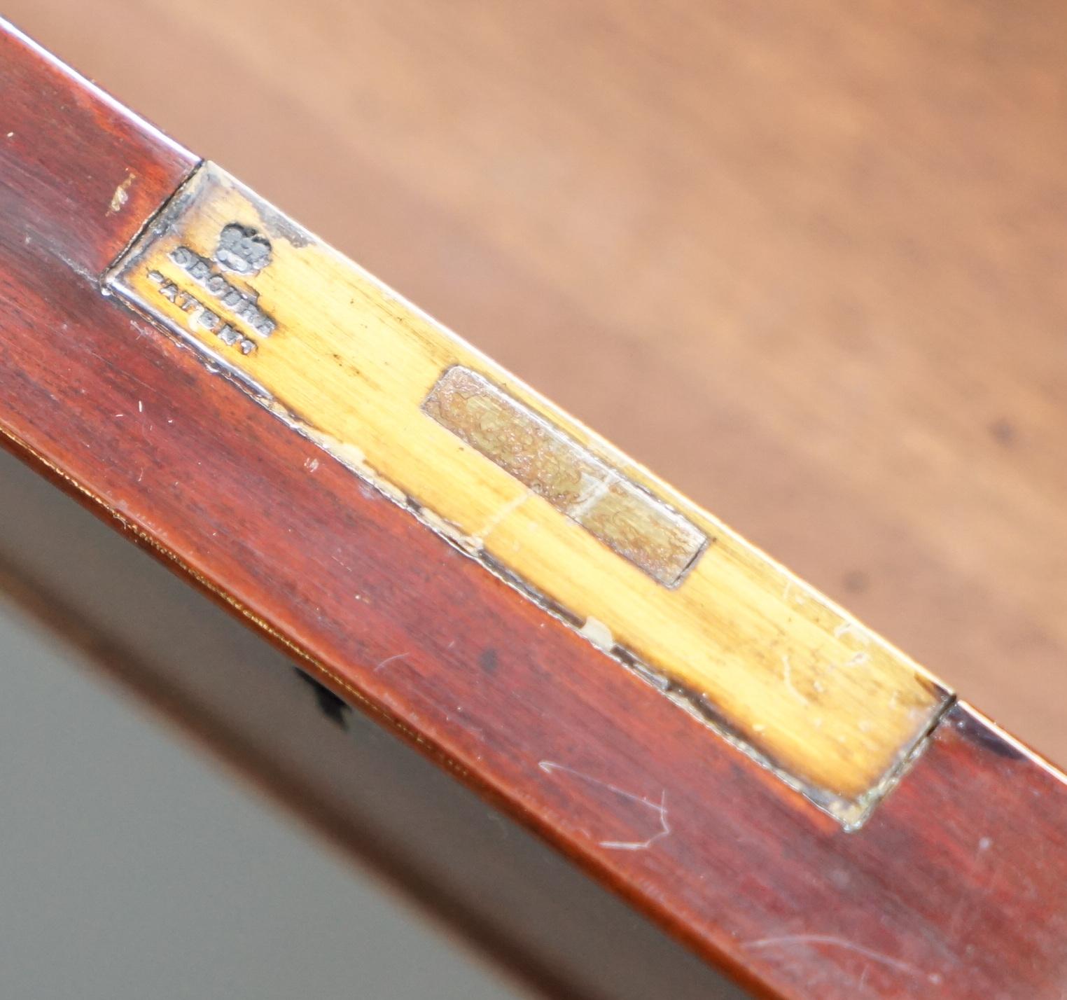 Rare table à écrire victorienne Holland and Sons Partner à double face en bois de feuillus en vente 5