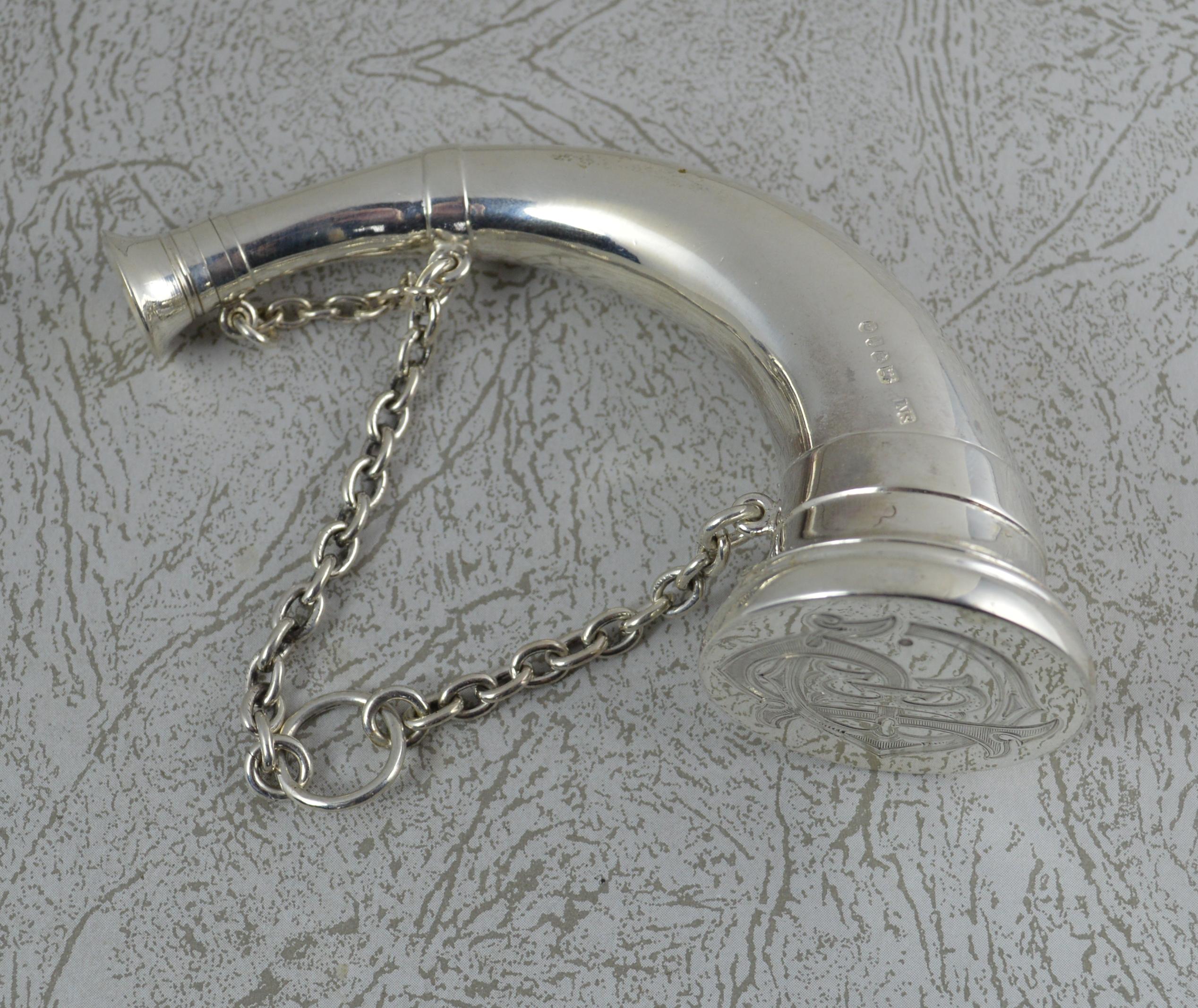 viking horn flask
