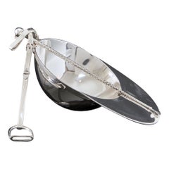 Rare Victorian Silver Dish in Form of a Jockey's Cap