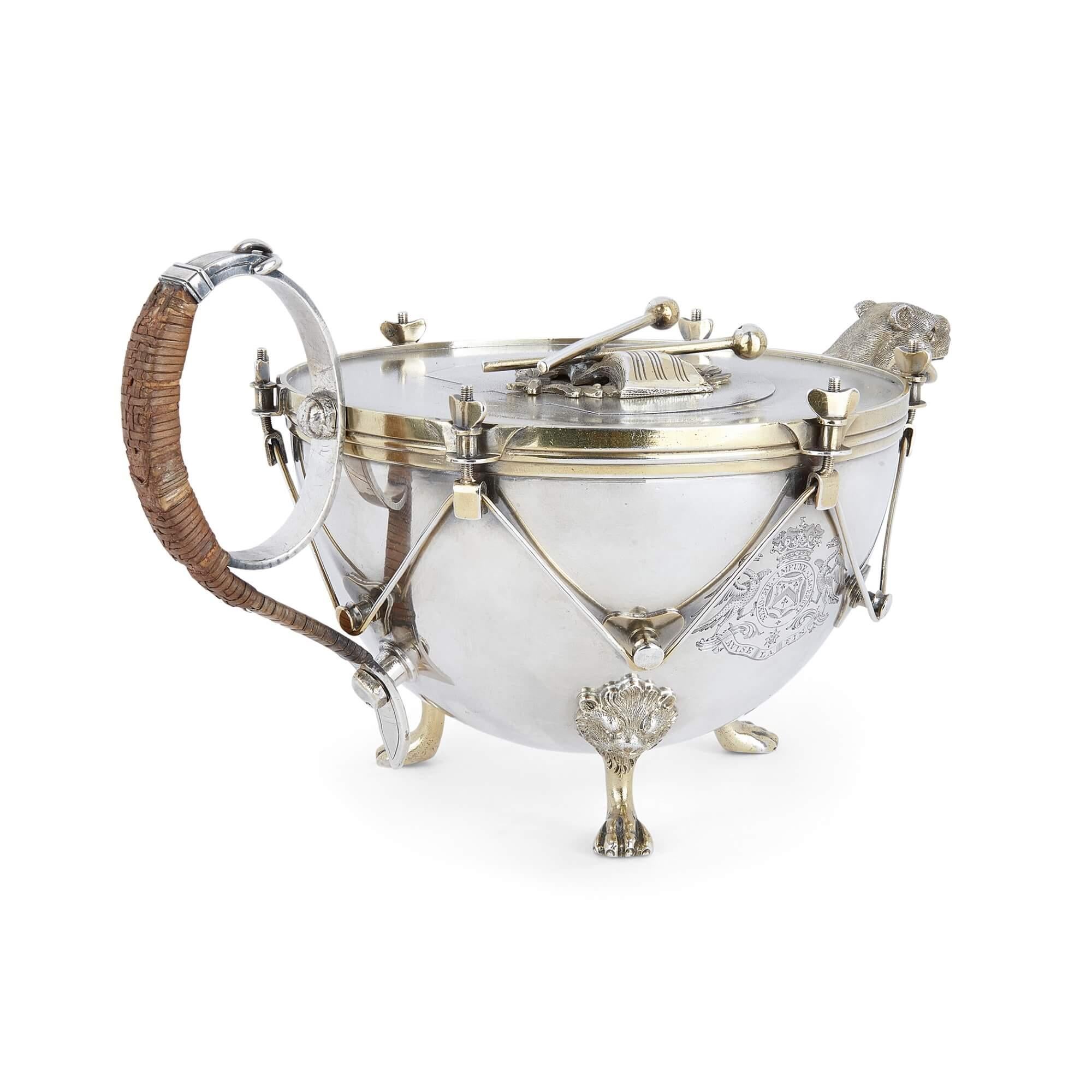 Seltenes viktorianisches Tee- und Kaffeeservice aus Silber von Edward C. Brown im Angebot 8