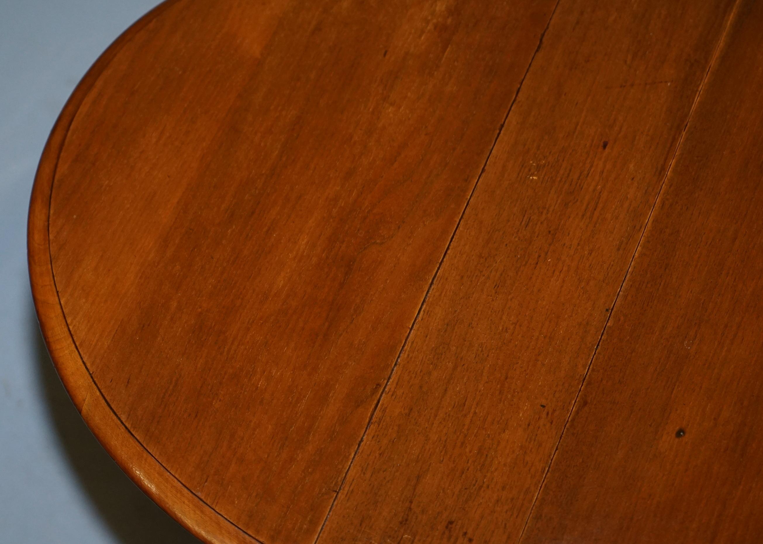 Rare Victorian Small Salesman Sample Famboo Gatele Folding Table Side Table Size 7