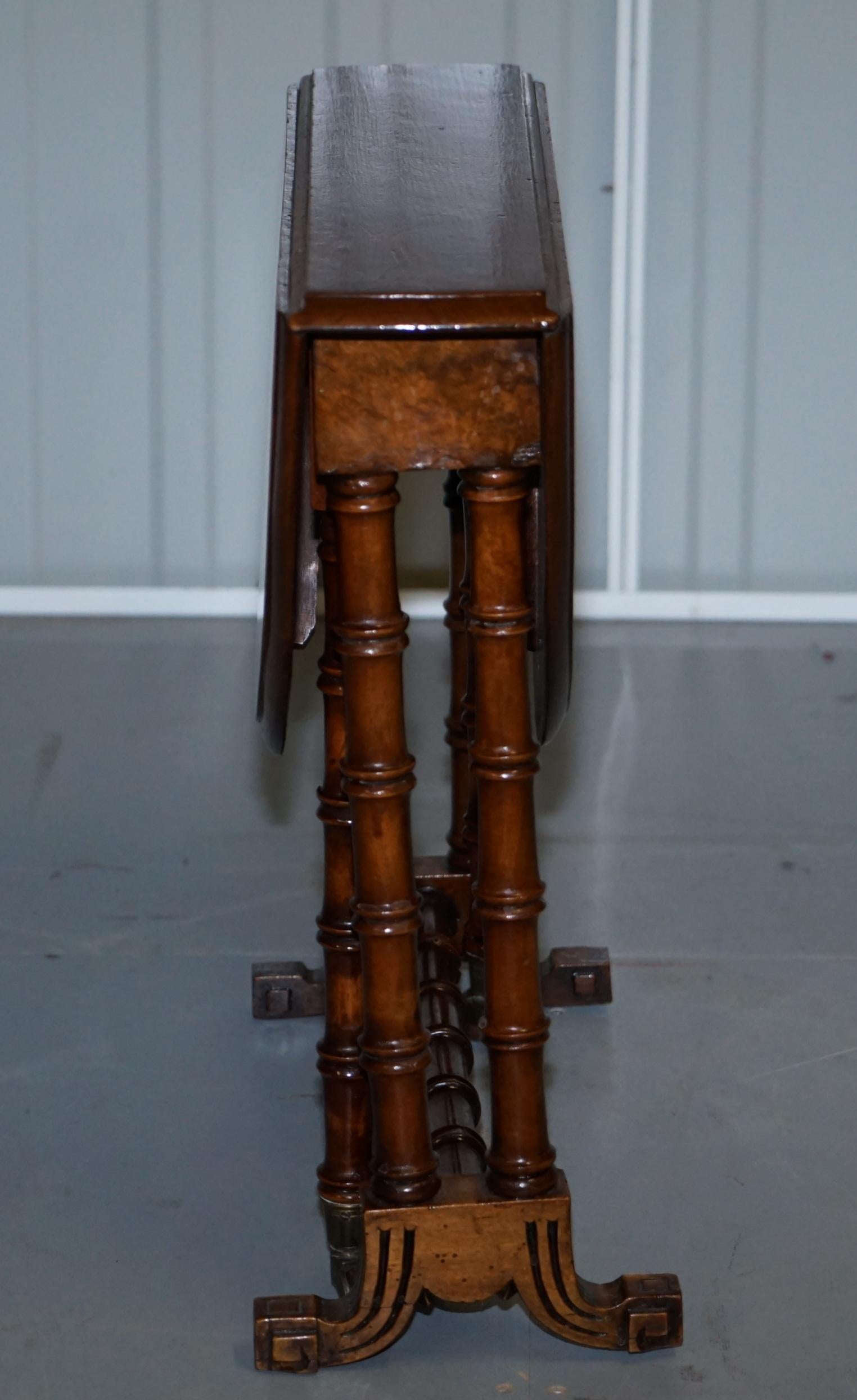 small antique folding table