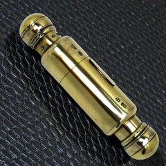 Rare Victorian Sterling Silver Vinaigrette / Scent Bottle / Case / Locket 1865