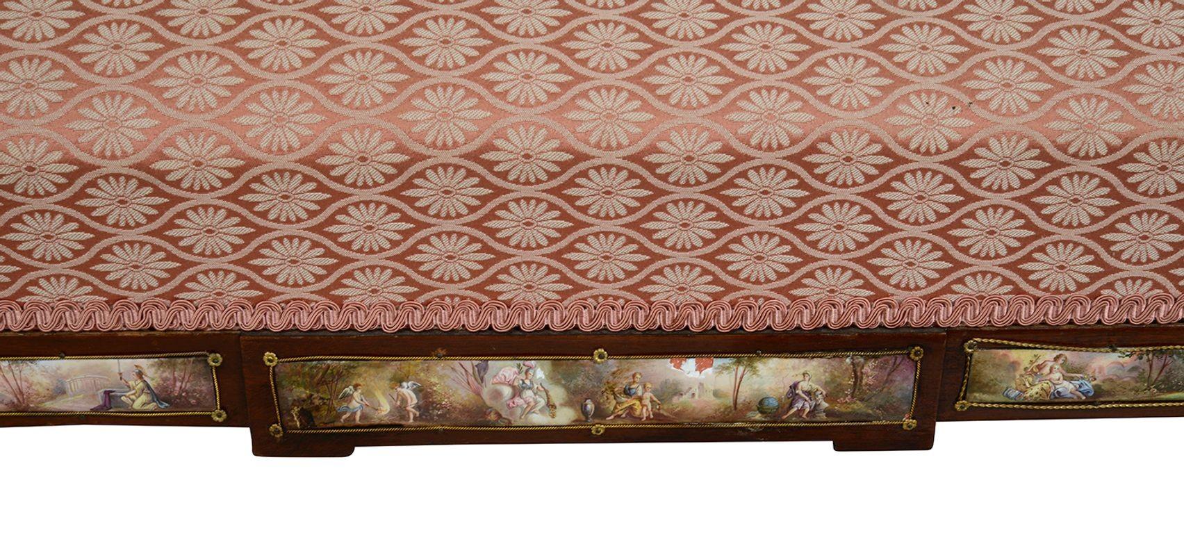 Rare Viennese enamel mounted sofa, 19th century For Sale 2