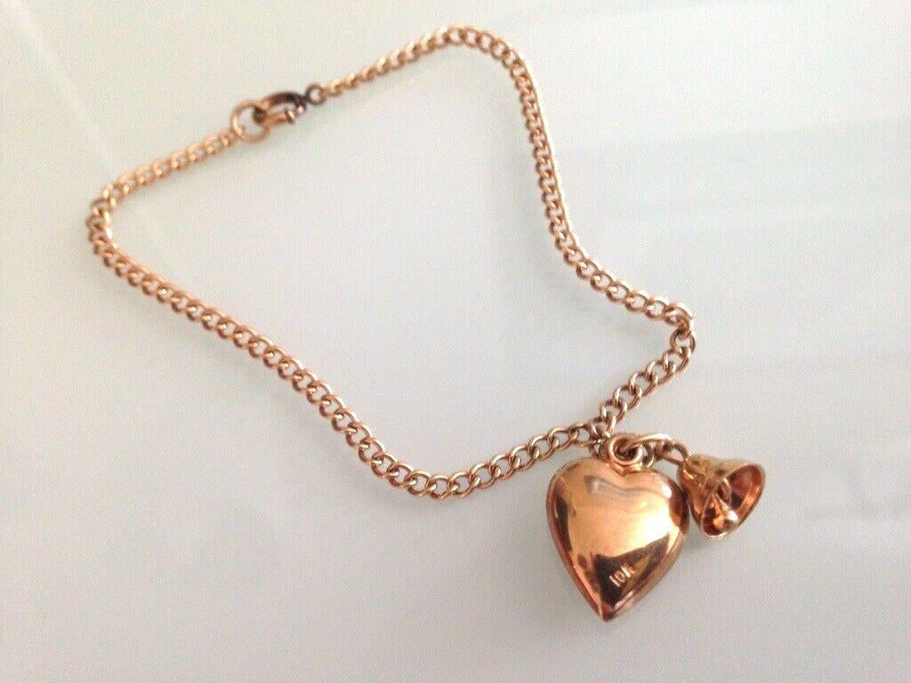 Romantic Rare Vintage 10ct Rose Gold 7