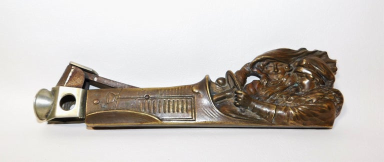 Rare Vintage 1920s French Bronze Cigar Cutter Racing Car at 1stDibs