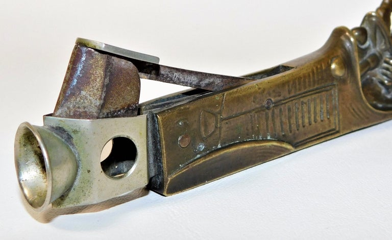 Rare Vintage 1920s French Bronze Cigar Cutter Racing Car at 1stDibs