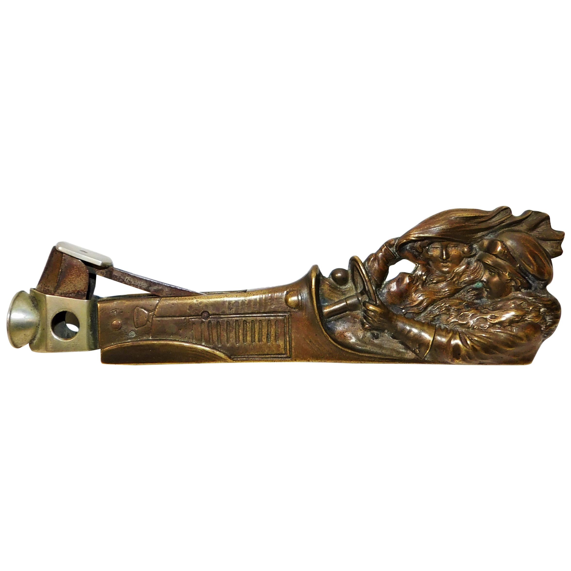 Rare Vintage 1920s French Bronze Cigar Cutter Racing Car at 1stDibs