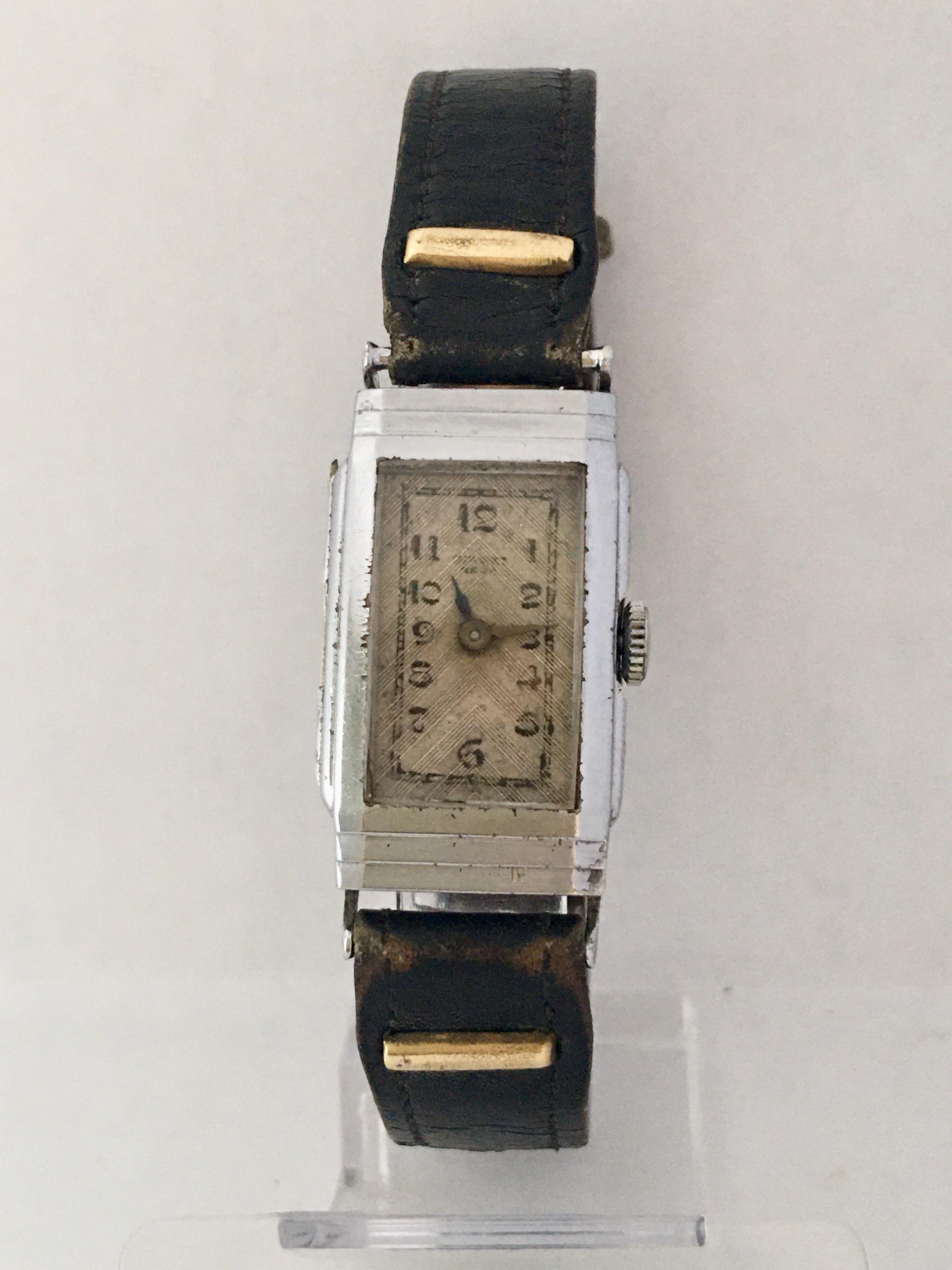 Rare Vintage 1930s Fortis Autorist Self Winding Watch by John Harwood For Sale 13