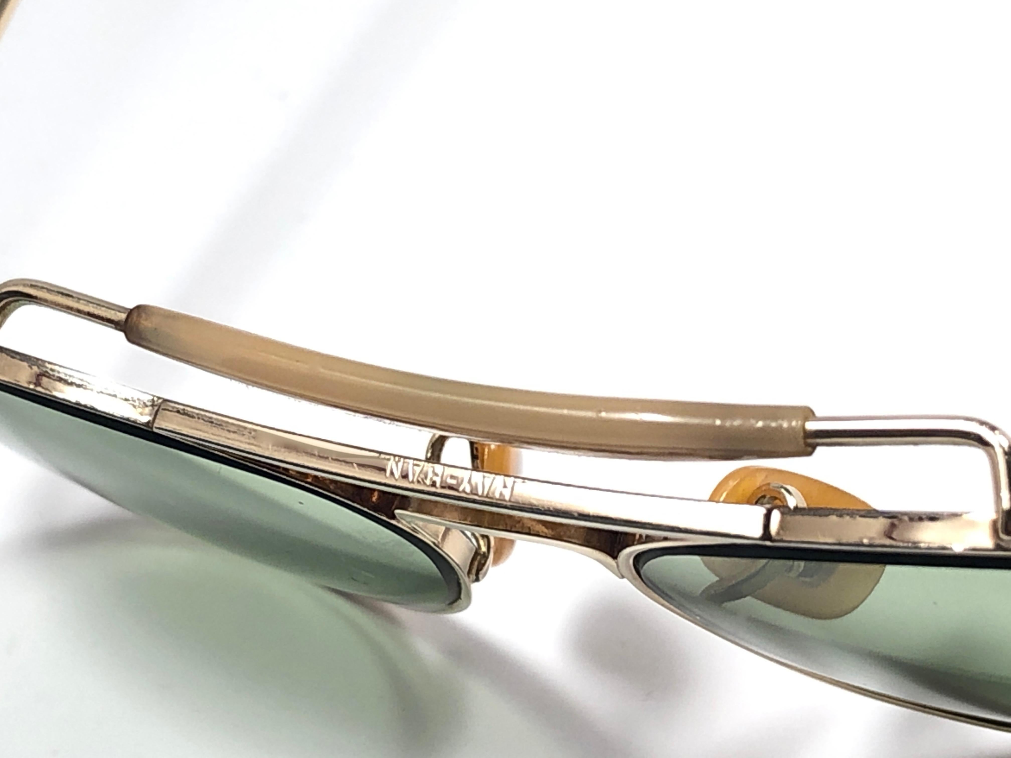 Seltene Vintage 1940 Ray Ban Oudoorsman Kleinste Größe 12K Gold gefüllte Sonnenbrille, Vintage im Angebot 1
