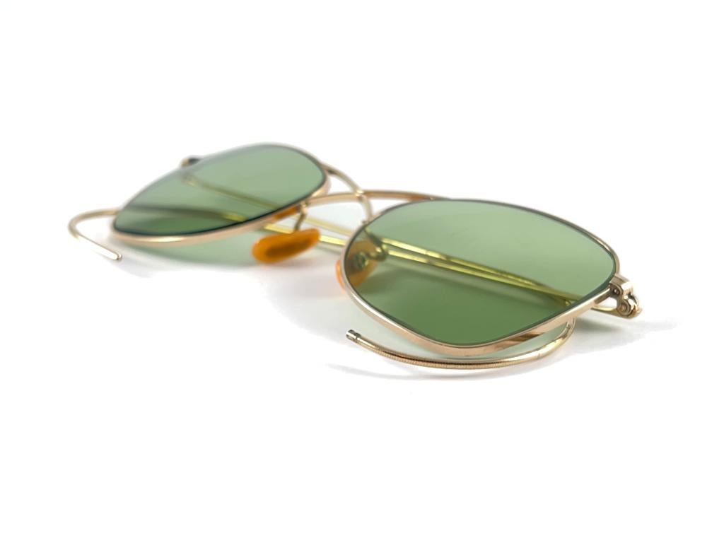Seltene Vintage 1940er Ray Ban Kleinste Größe 12K Gold gefüllte B&L-Sonnenbrille, Vintage im Angebot 2