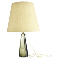 Seltene Vintage 1950s Kunstglas Tischlampe Basis, zugeschrieben Paolo Venini