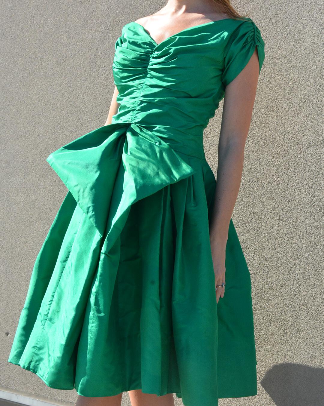 Raro abito da festa in seta Helen Rose vintage del 1950 in vendita 7