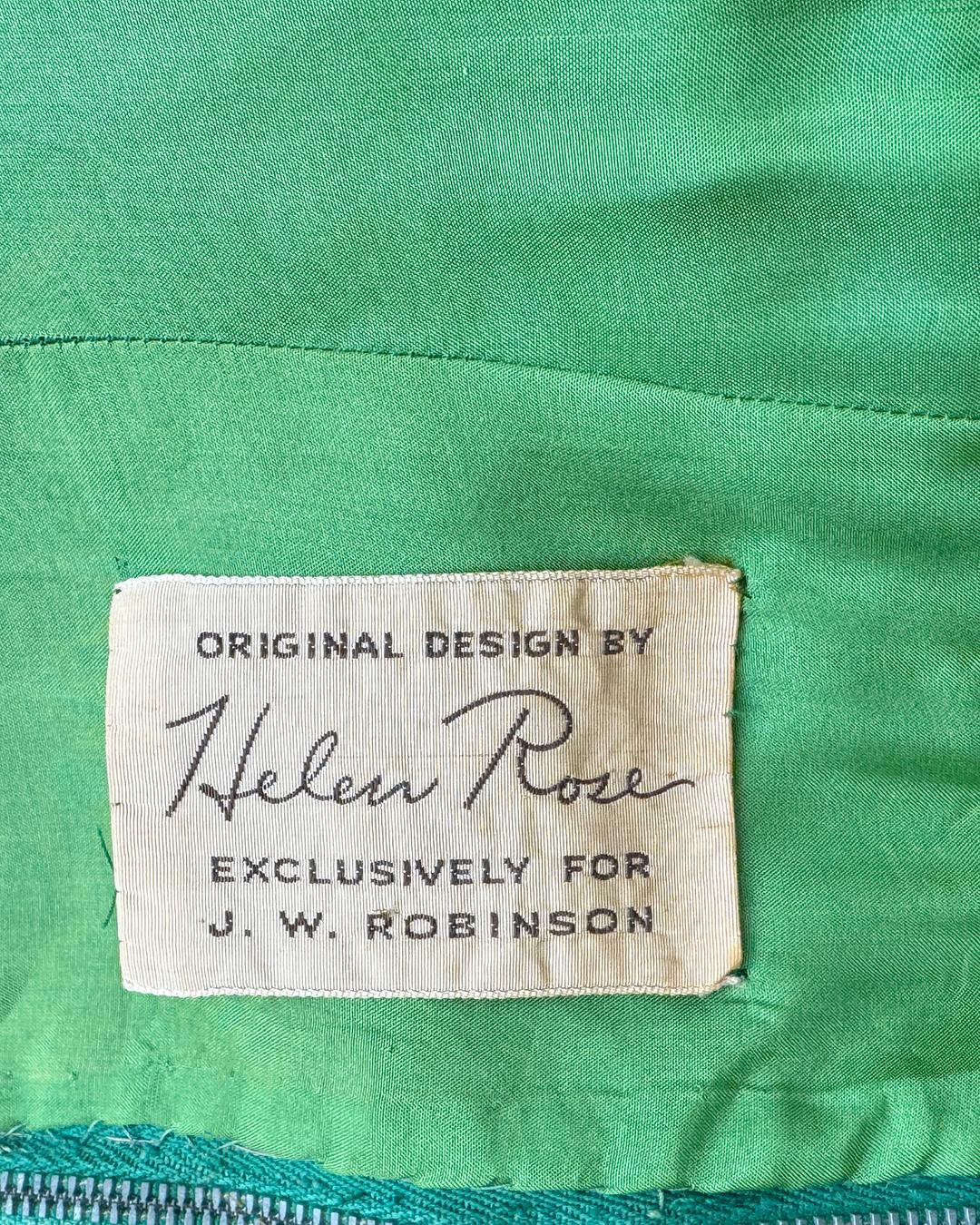 Raro abito da festa in seta Helen Rose vintage del 1950 in vendita 8