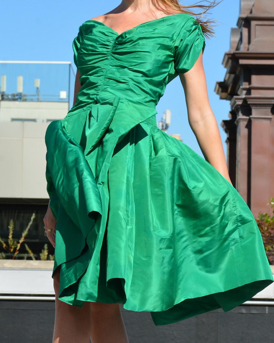Raro abito da festa in seta Helen Rose vintage del 1950 in vendita 4