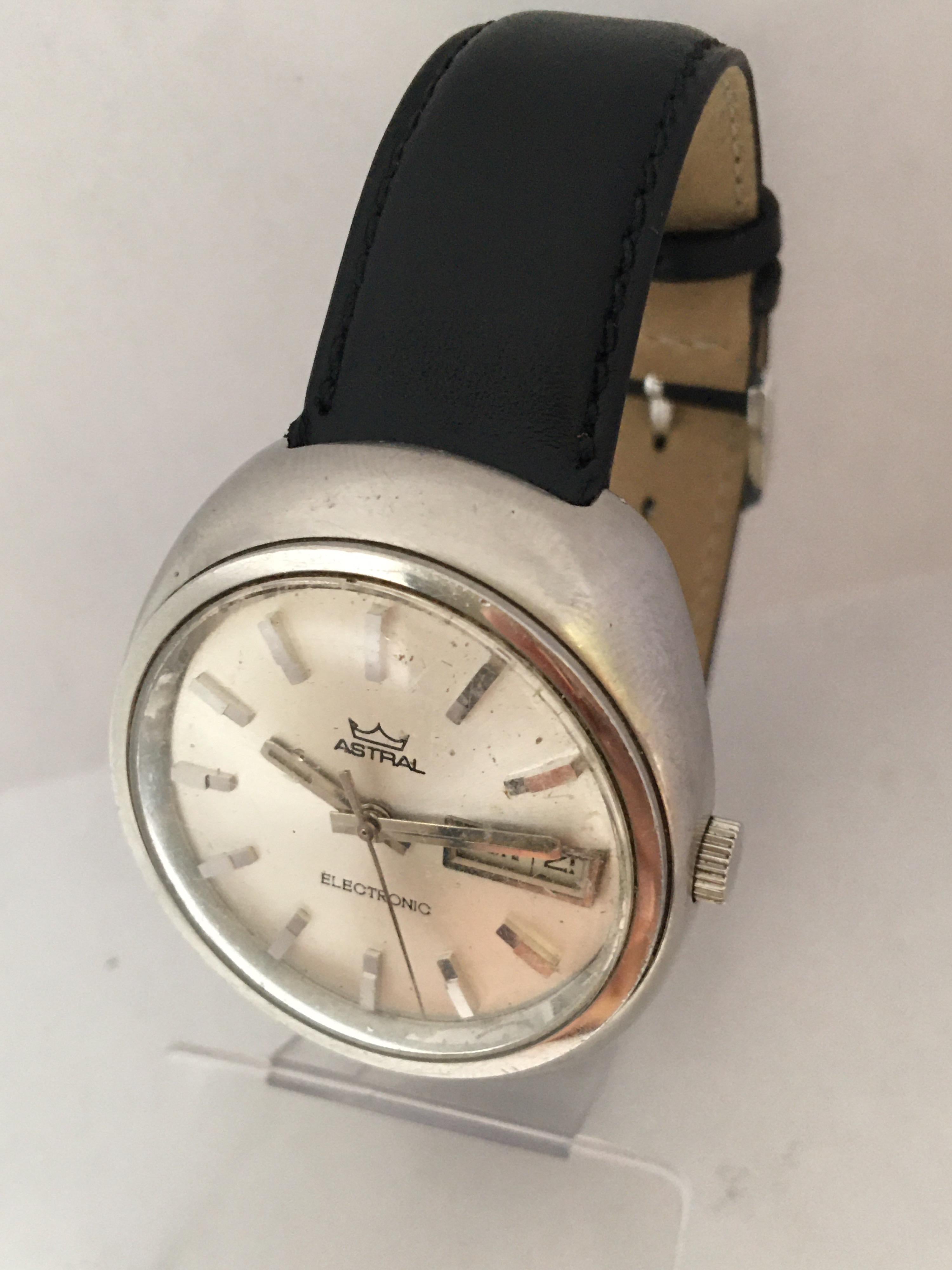 Rare Vintage 1970s ASTRAL Steel Electronic Watch For Sale 4