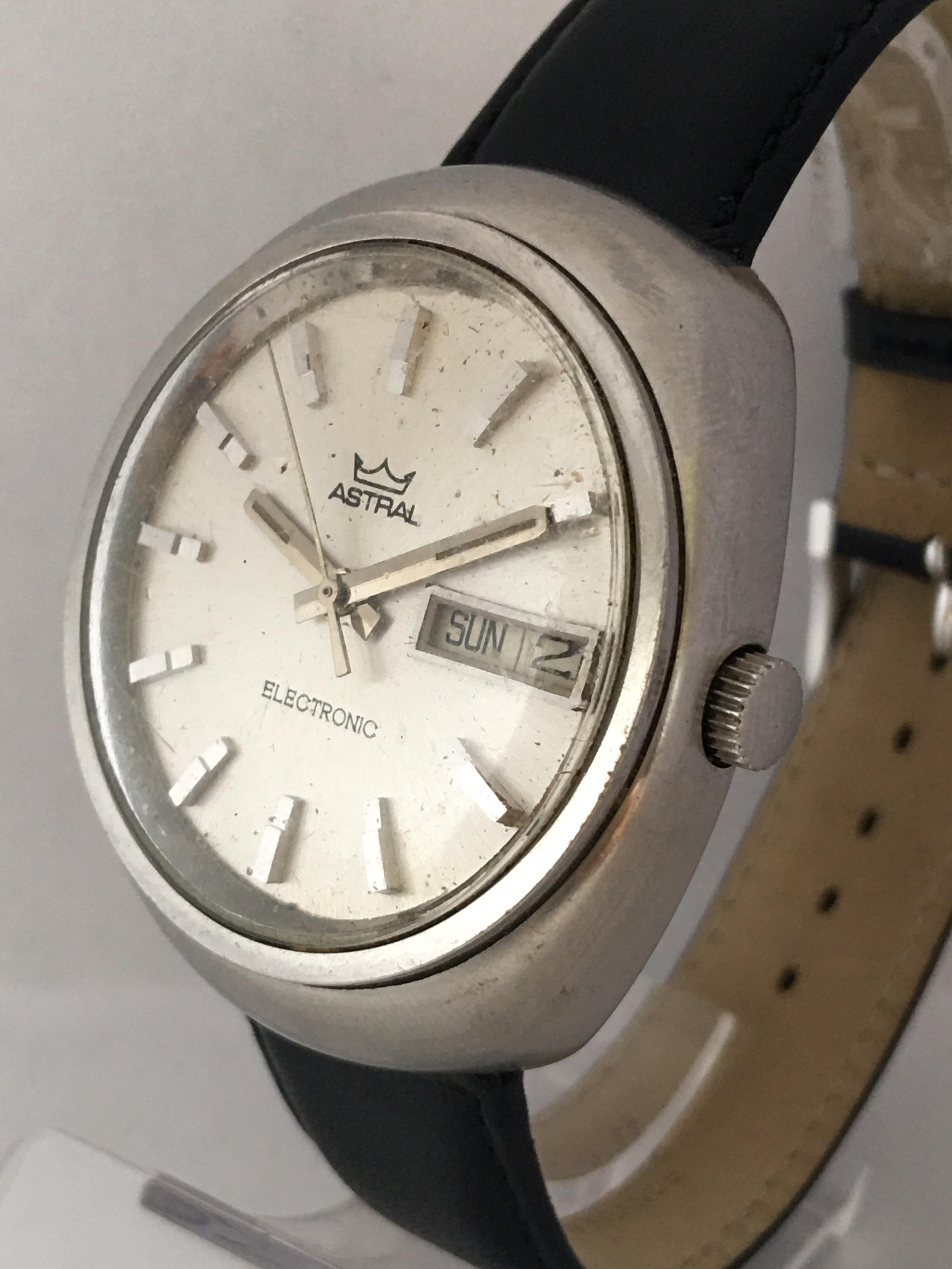 Rare Vintage 1970s ASTRAL Steel Electronic Watch For Sale 5