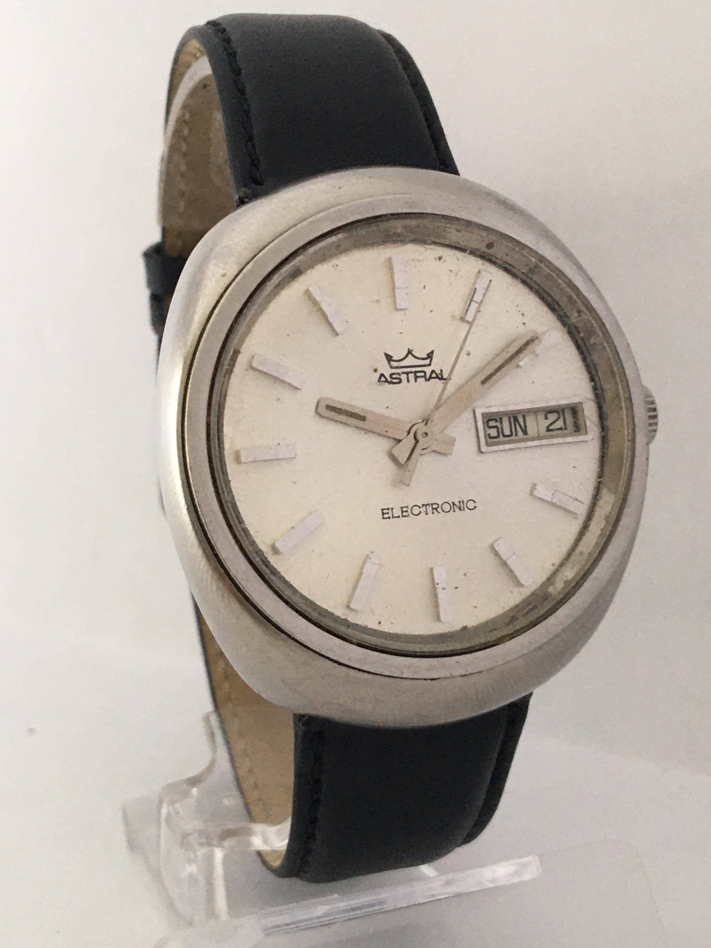 Rare Vintage 1970s ASTRAL Steel Electronic Watch For Sale 6