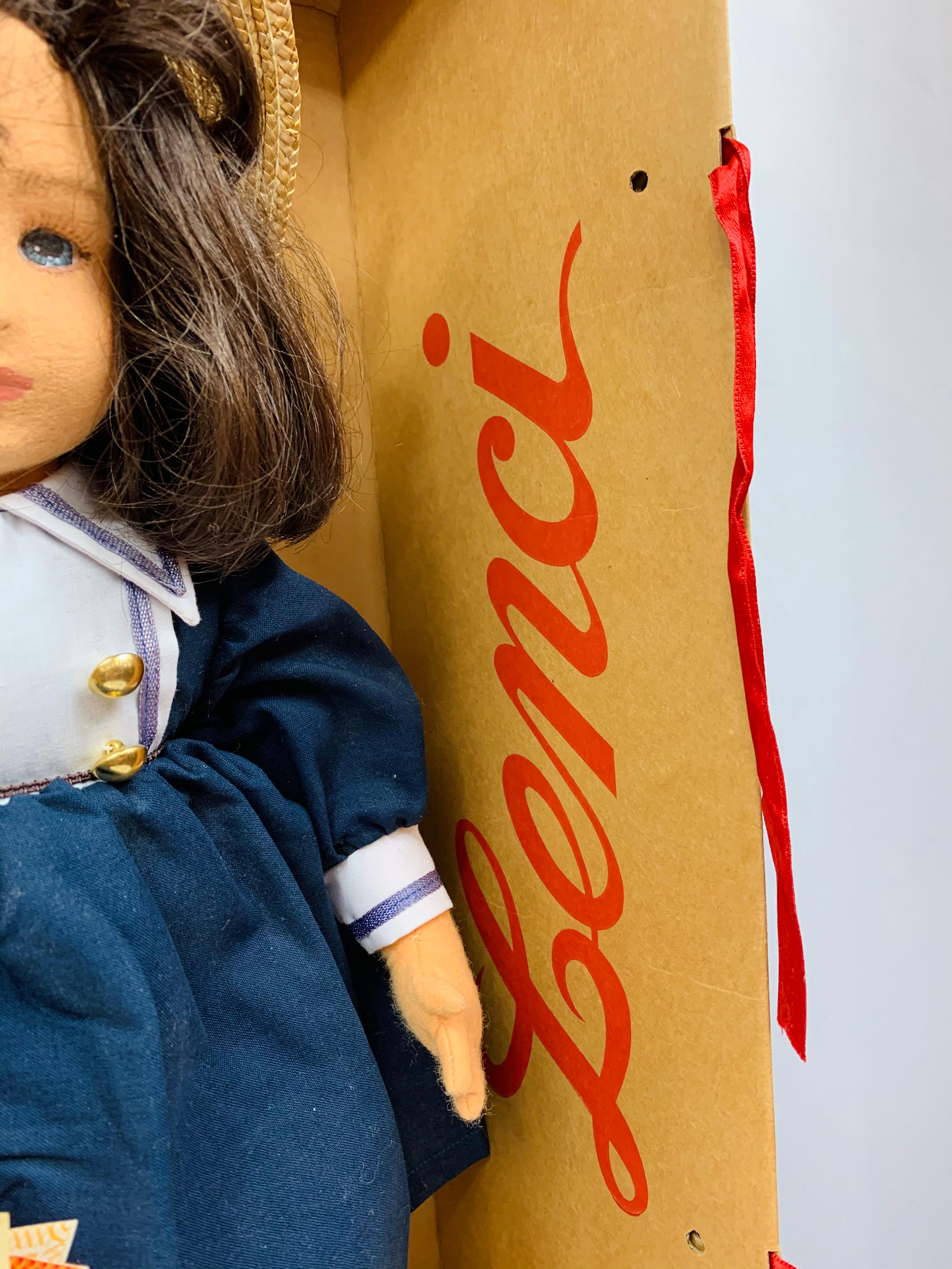 Rare Vintage 1980s Lenci Doll, Serial Number 46 For Sale 1