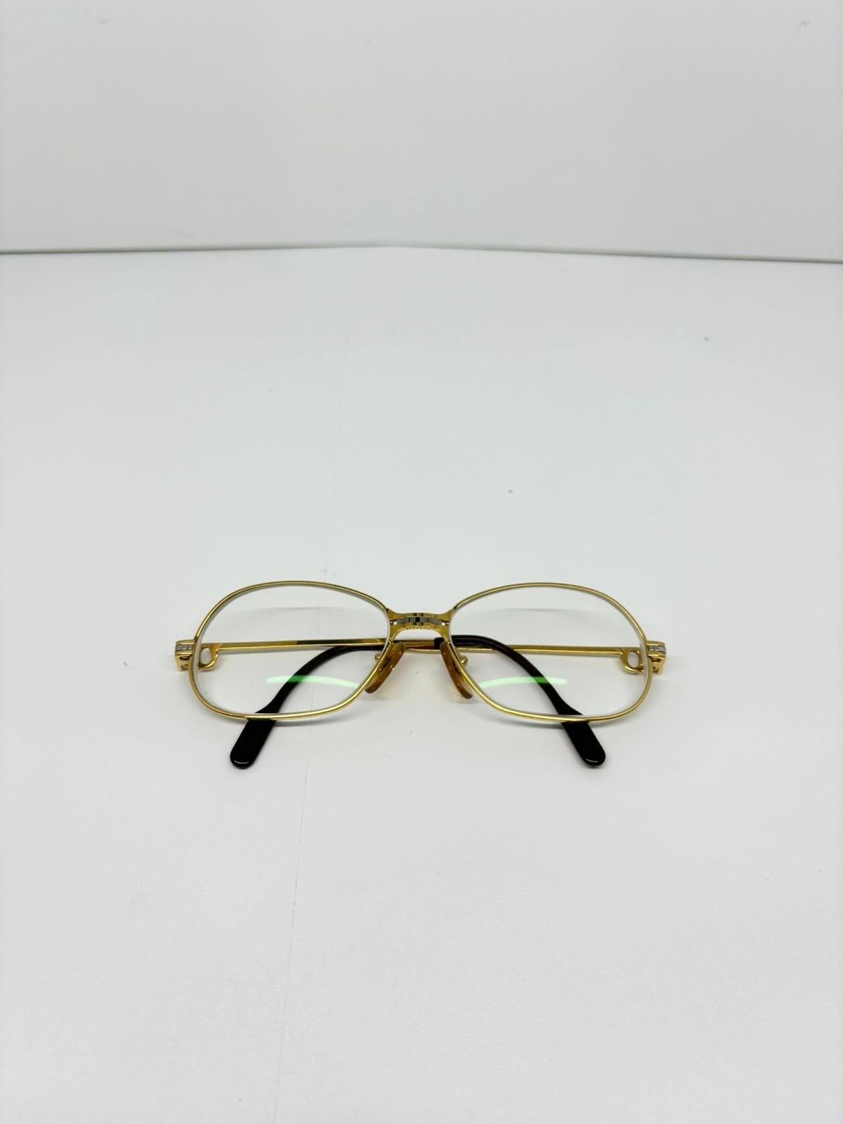 Seltene Vintage 1989 Cartier Panthere Prescription-Gläser, Panthere im Angebot 1