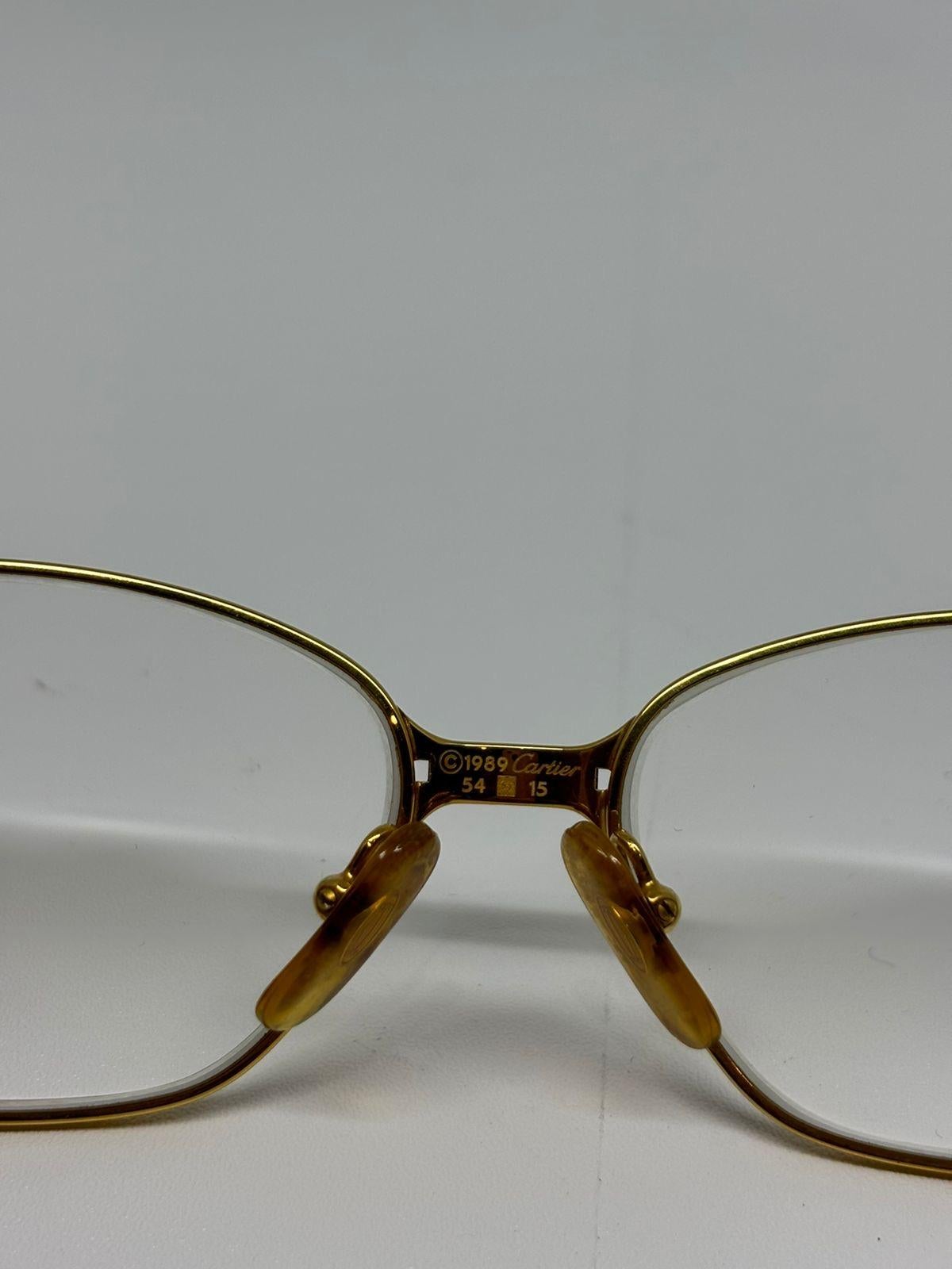 Seltene Vintage 1989 Cartier Panthere Prescription-Gläser, Panthere im Angebot 2