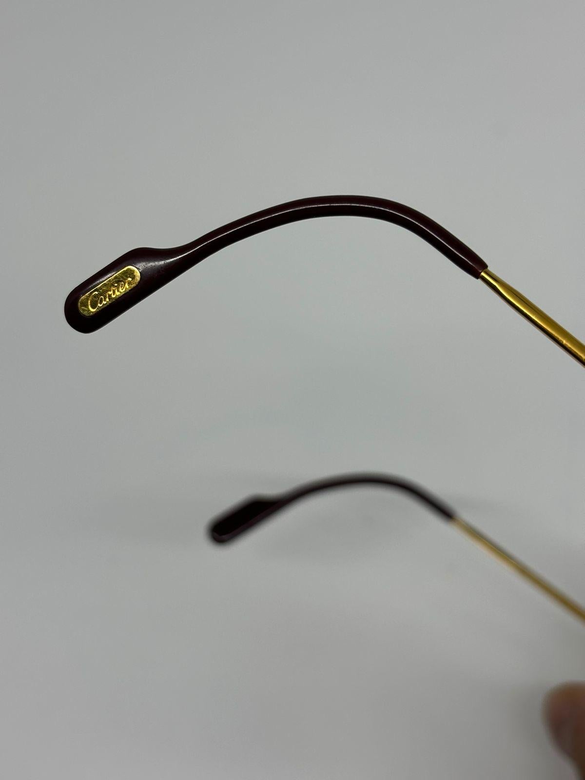 Seltene Vintage 1989 Cartier Panthere Prescription-Gläser, Panthere im Angebot 4