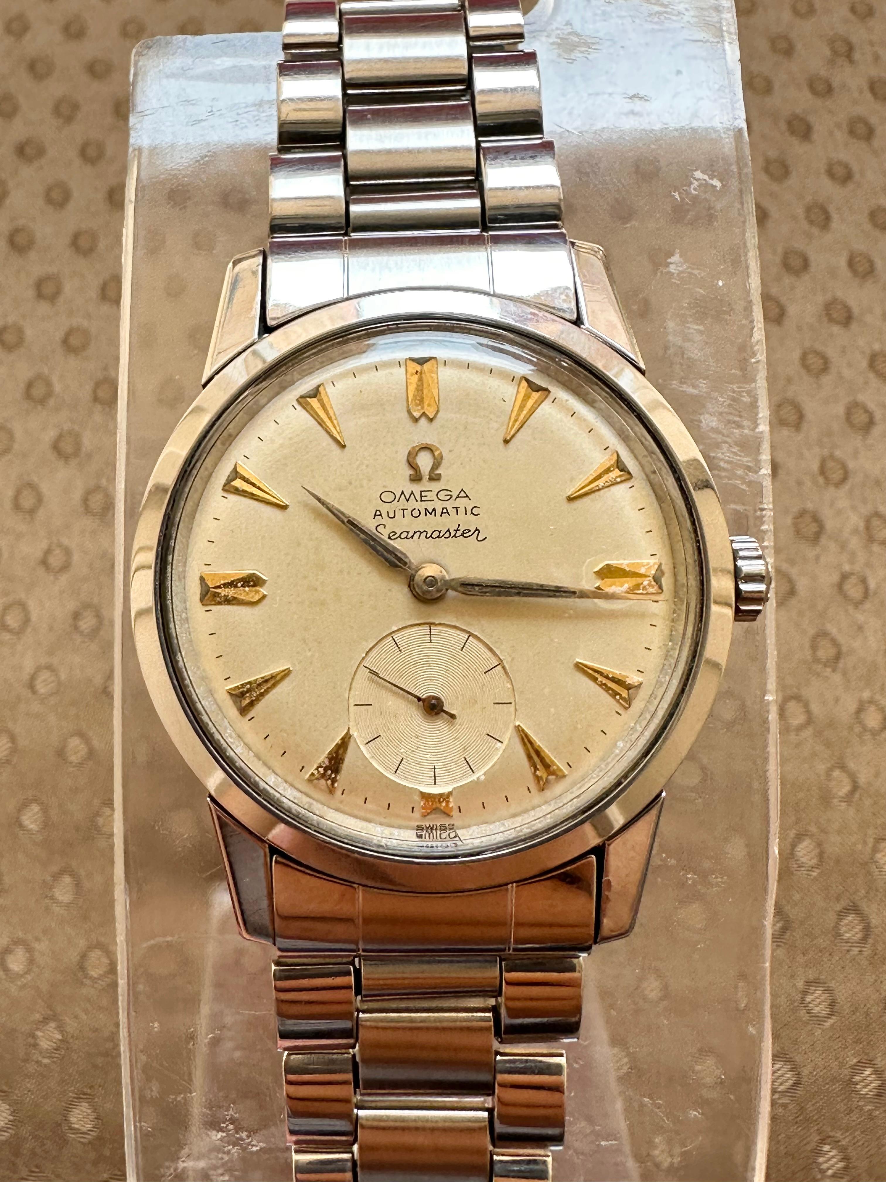 Rare Vintage 50'S Omega Seamaster 14767-61 Watch For Sale 2