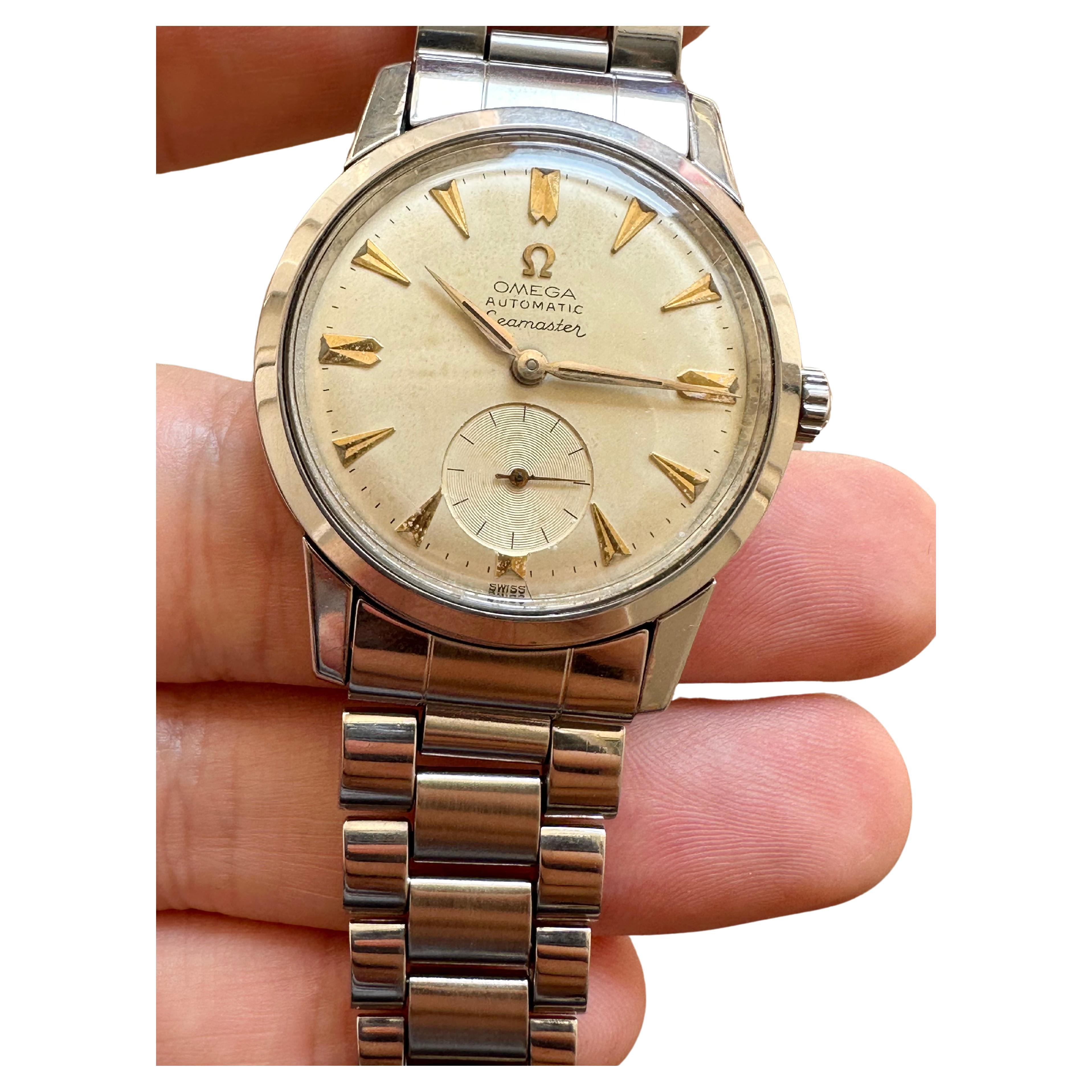 Rare Vintage 50'S Omega Seamaster 14767-61 Watch For Sale