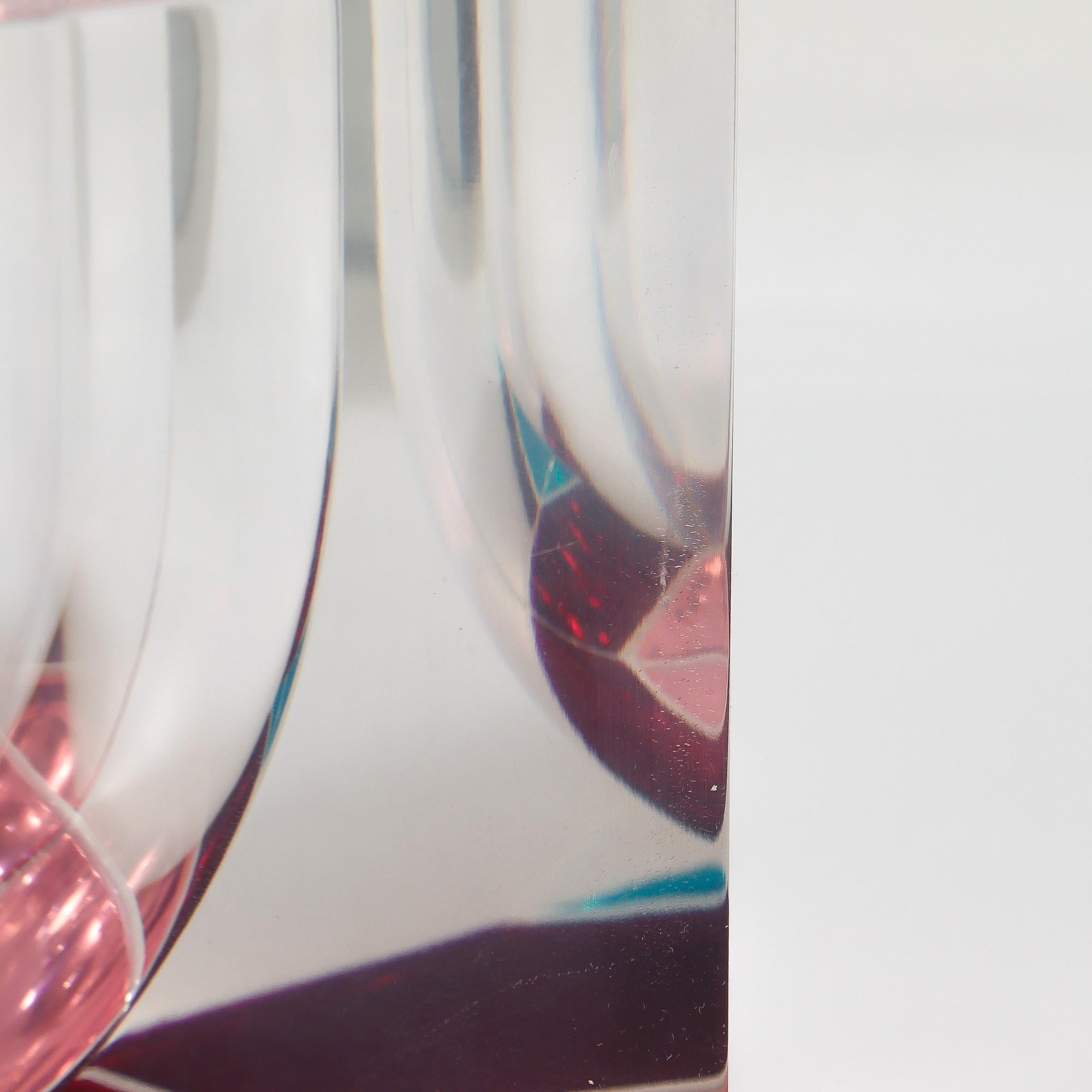 Seltene Vintage Alessandro Albrizzi Polychrome gefärbt Lucite Eiskübel im Angebot 10