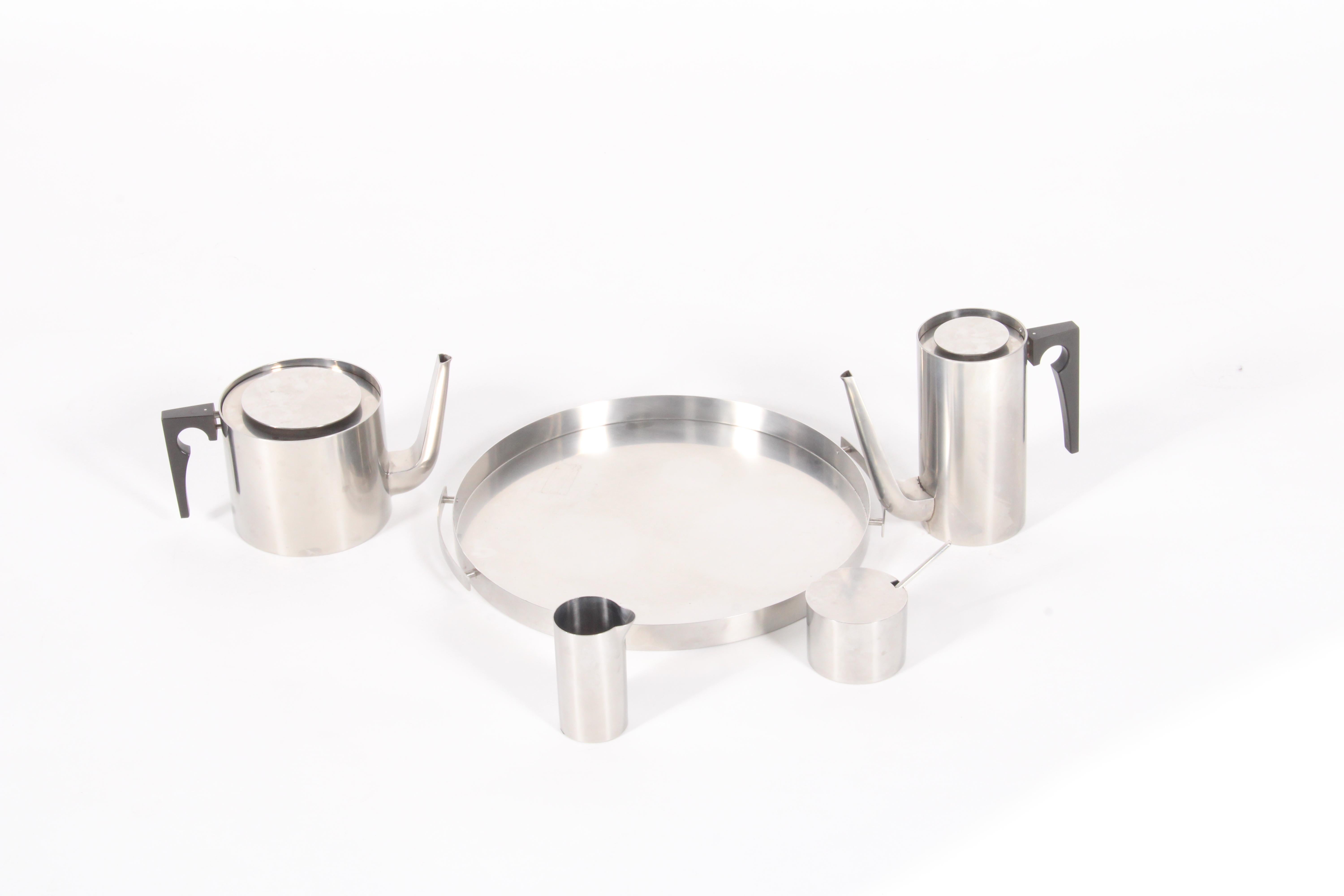 Hand-Crafted Rare Vintage Arne Jacobsen Designed Tea & Coffee Set * FREE WOELRWIDE DELIVERY