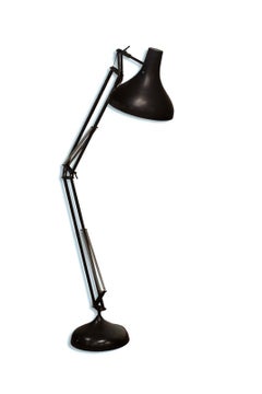 Rare Vintage Attr. Gaetano Pesce's Moloch Metal Giant Drafting Floor Lamp 1970s