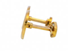 Rare Vintage Audemars Piguet Cufflinks in 18K Yellow Gold