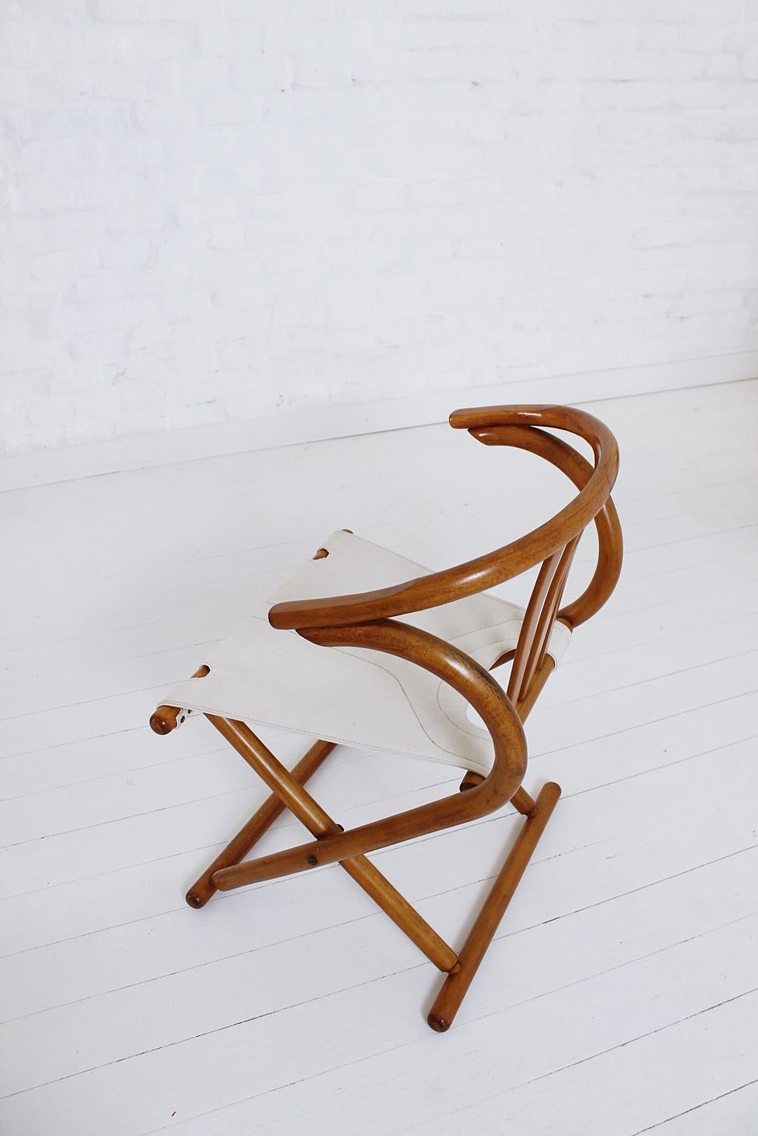 Rare Vintage Bentwood Folding Chair, 1960s 1