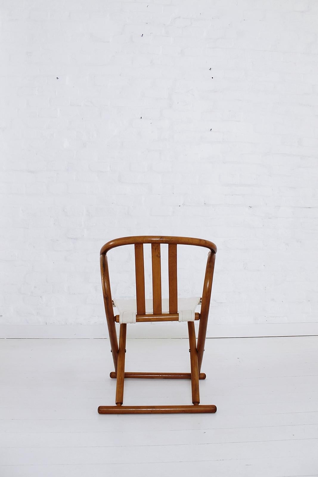 Rare Vintage Bentwood Folding Chair, 1960s In Good Condition In Debrecen-Pallag, HU