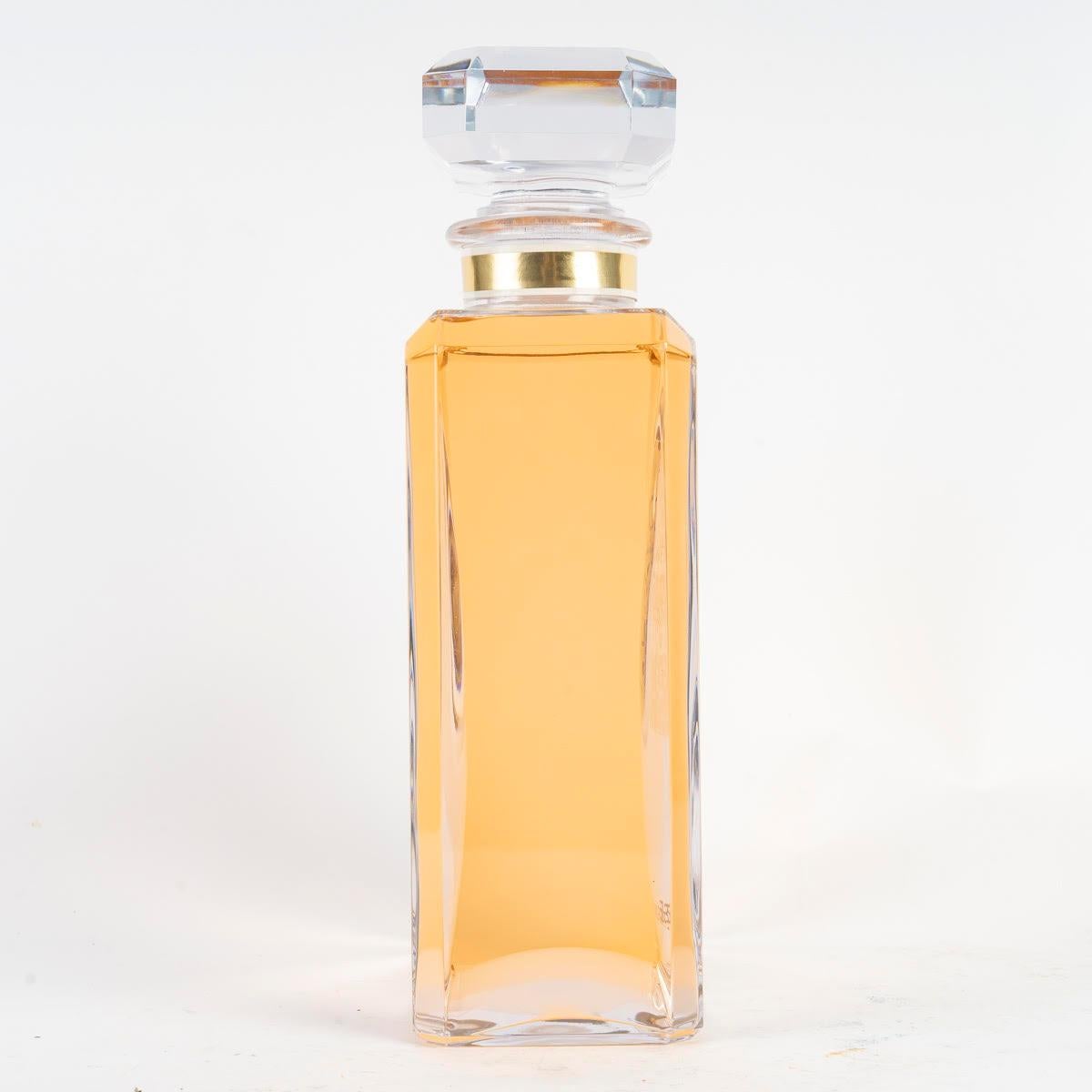 Verre Rare flacon de parfum extract Coco Mademoiselle, Chanel, 20ème siècle en vente