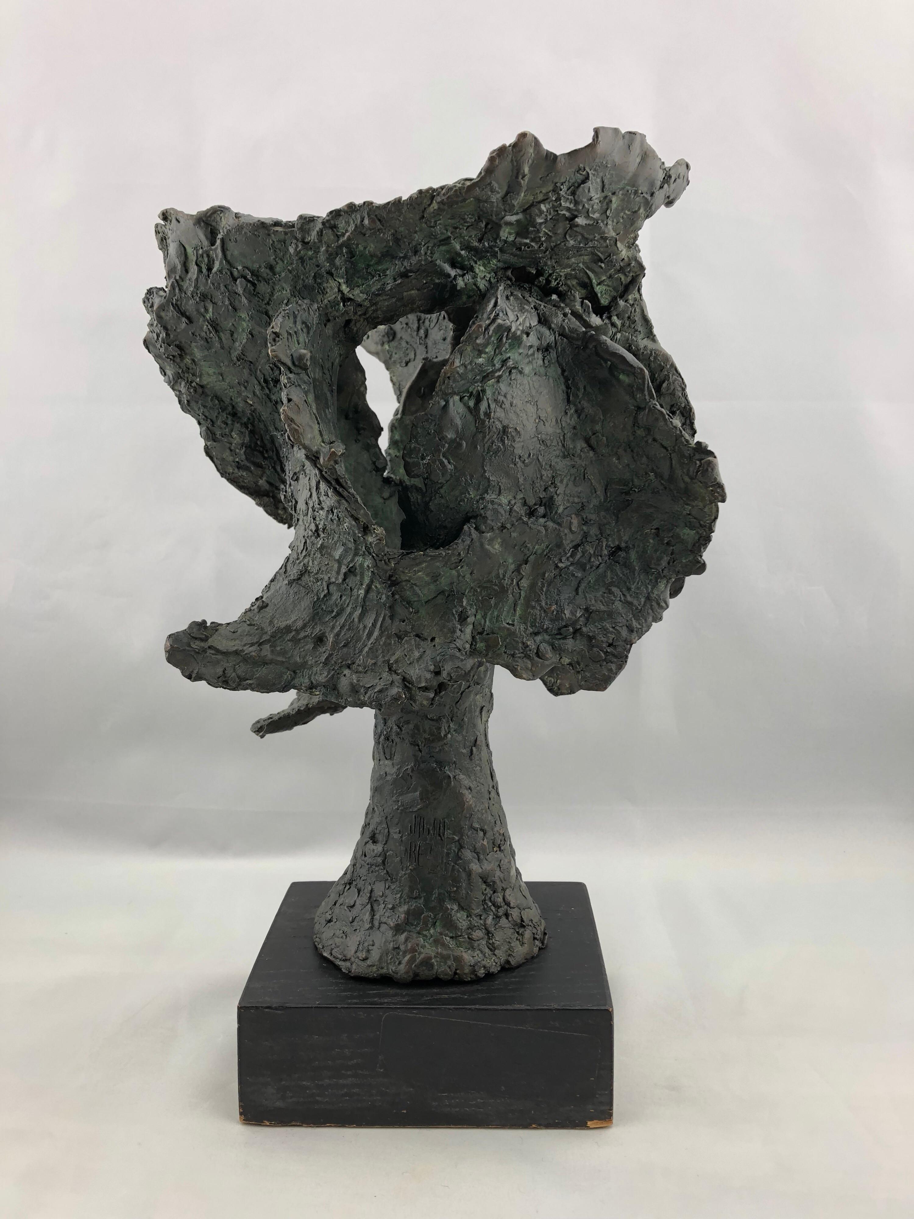 Amazing bronze sculpture titled 