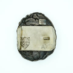 Seltene Vintage Buccellati Italienische Sterlingsilber-Löwengürtelschnalle aus Sterlingsilber