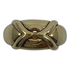 Seltener Vintage Bulgari Bvlgari 18 Karat Gelbgold Bold Designer Mode Ring