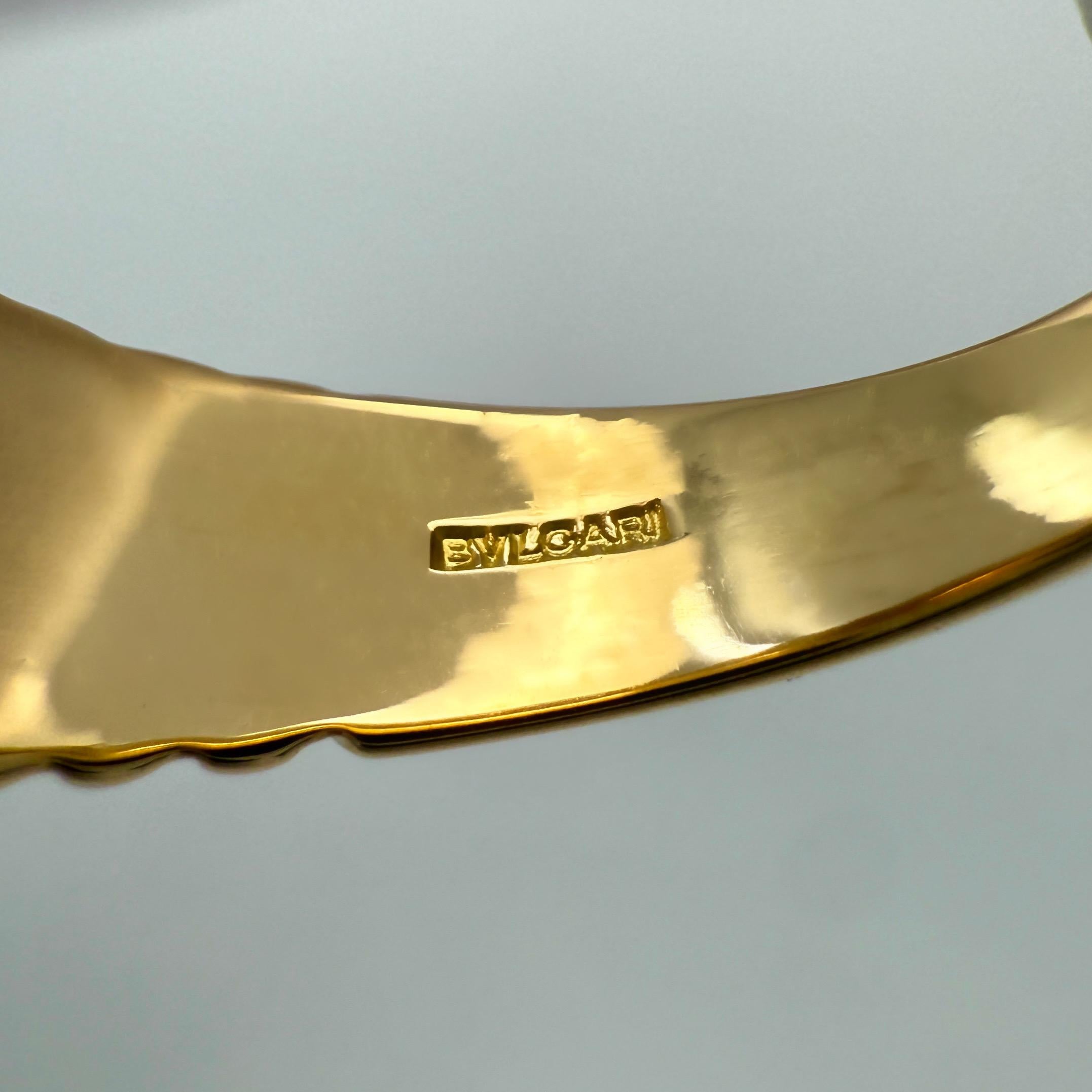 Rare Vintage Bvlgari Tourmaline Fancy Rose Cushion 18k Yellow Gold Doppio Ring 1